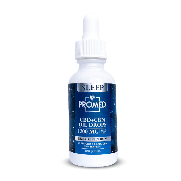Sleep CBD Oil Drops for Sleep Support - 1200mg.