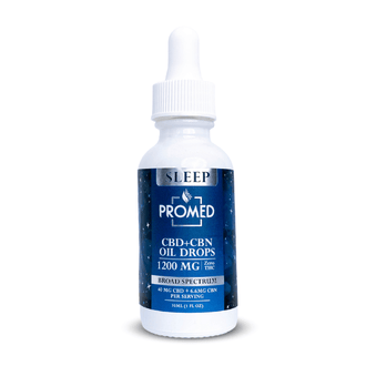 Sleep CBD Oil Drops for Sleep Support - 1200mg.