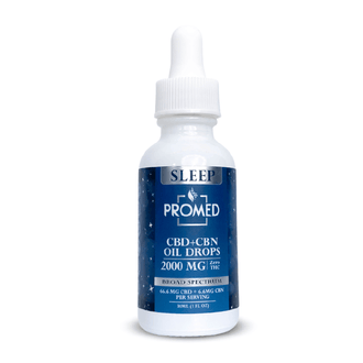 Sleep CBD Oil Drops for Sleep Support - 2000mg.